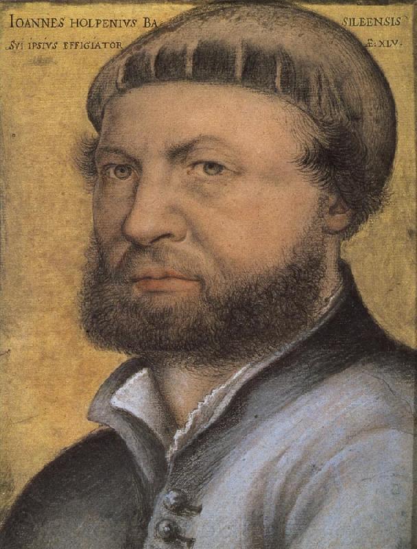 Hans holbein the younger Self-Portrait Norge oil painting art